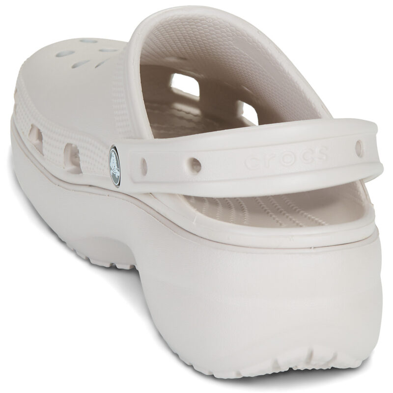 Crocs Classic Platform Clog W Beige Zoccoli Donna - 5