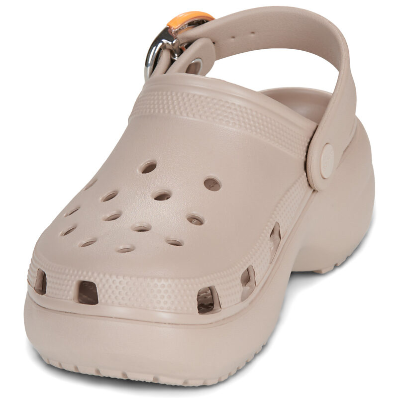 Crocs Classic Platform Dipped Buckle Clg Beige Zoccoli Donna - 3