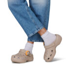 Crocs Classic Platform Dipped Buckle Clg Beige Zoccoli Donna - 8
