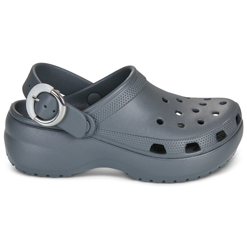 Crocs Classic Platform Dipped Buckle Clg Grigio Zoccoli Donna - 2