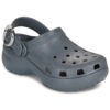 Classic Platform Dipped Buckle Clg  Grigio