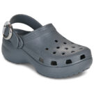 Crocs Classic Platform Dipped Buckle Clg Grigio Zoccoli Donna - 1