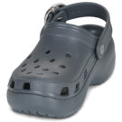 Crocs Classic Platform Dipped Buckle Clg Grigio Zoccoli Donna - 3