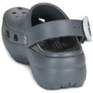 Crocs Classic Platform Dipped Buckle Clg Grigio Zoccoli Donna - 5