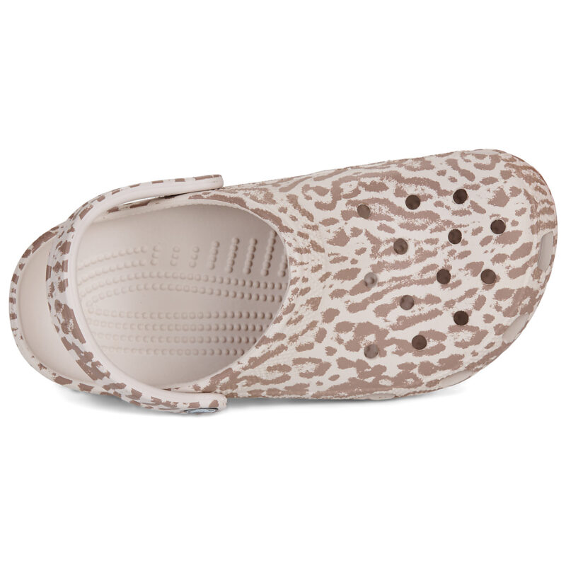 Crocs Classic Pop Animal Clog Beige Zoccoli Donna - 6