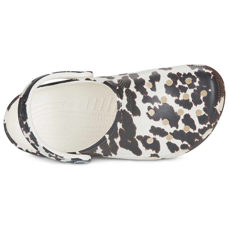 Crocs Classic Pop Animal Clog Beige Zoccoli Donna - 6