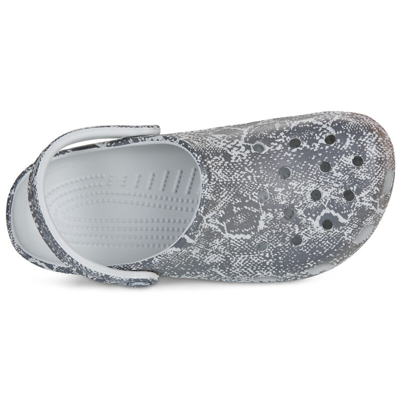 Crocs Classic Pop Animal Clog Grigio Zoccoli Donna - 6
