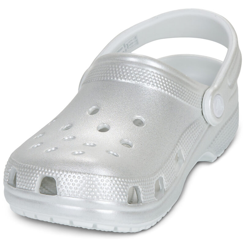 Crocs Classic Tinted Metallic Clog Argento Zoccoli Donna - 3