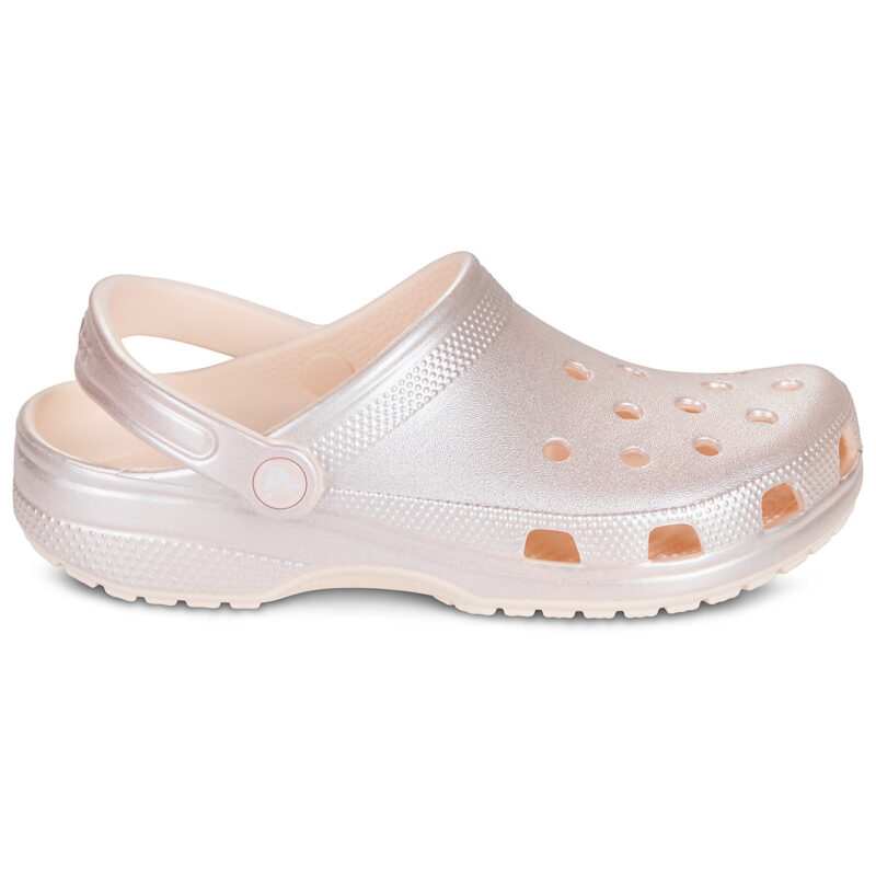 Crocs Classic Tinted Metallic Clog Beige Zoccoli Donna - 2