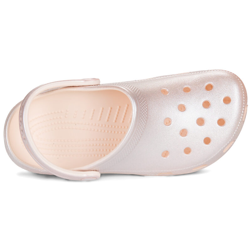 Crocs Classic Tinted Metallic Clog Beige Zoccoli Donna - 6