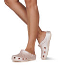 Crocs Classic Tinted Metallic Clog Beige Zoccoli Donna - 8