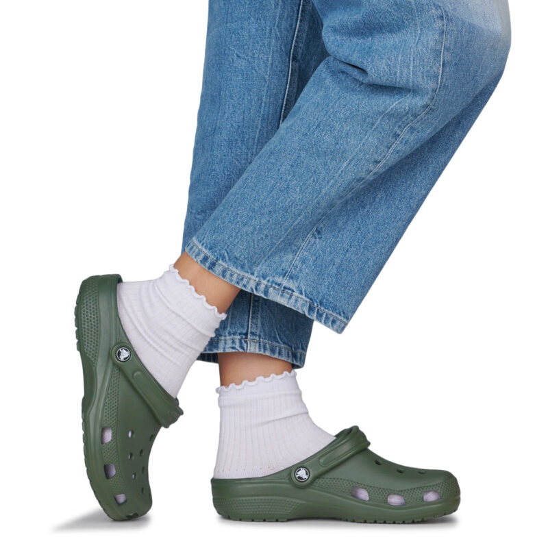 Crocs Classic Verde Zoccoli Donna - 8
