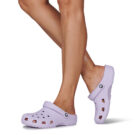 Crocs Classic Viola Zoccoli Donna - 8