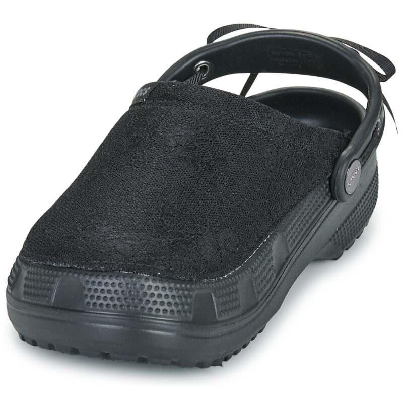 Crocs Crafted Lace Clog Nero Zoccoli Donna - 3