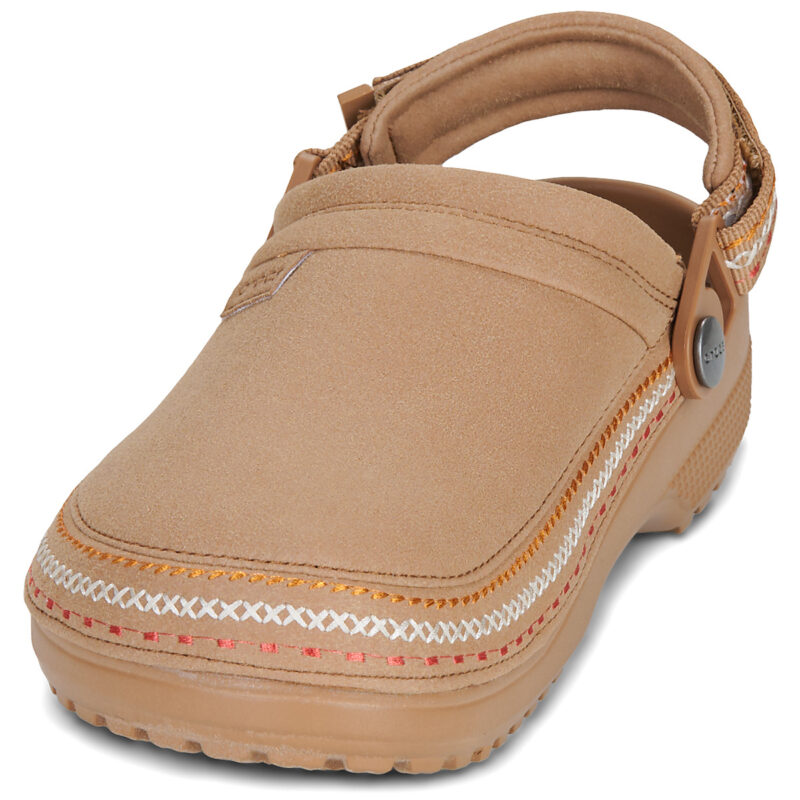 Crocs Cs Crafted Vegan Suede Stitch Marrone Zoccoli Donna - 3
