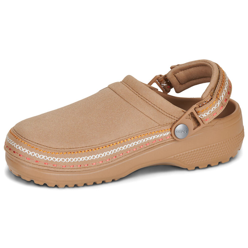 Crocs Cs Crafted Vegan Suede Stitch Marrone Zoccoli Donna - 4