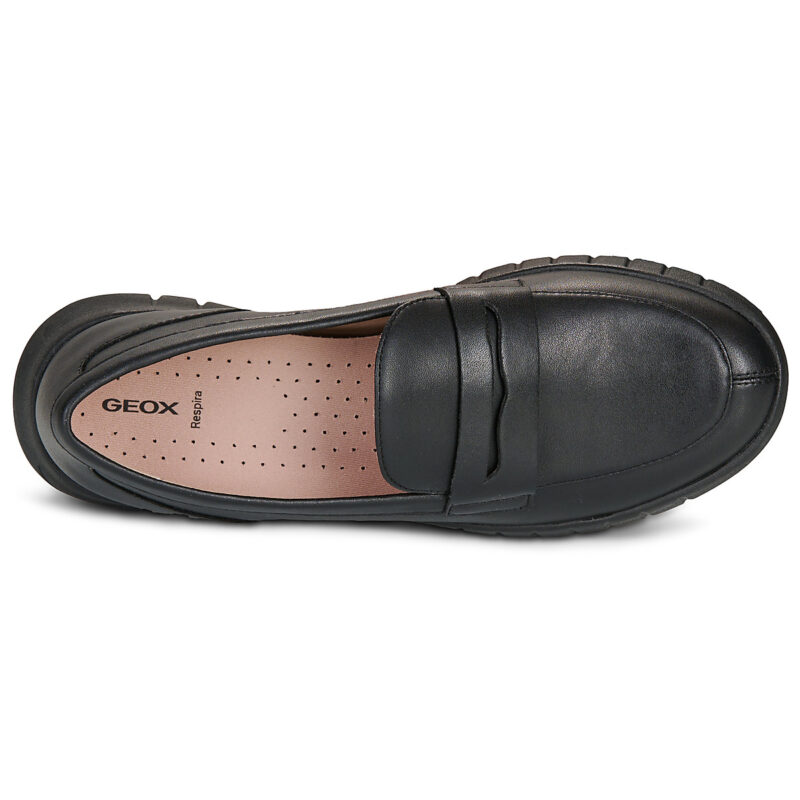 Geox D FLEXTRIDE Nero Mocassini Donna - 6