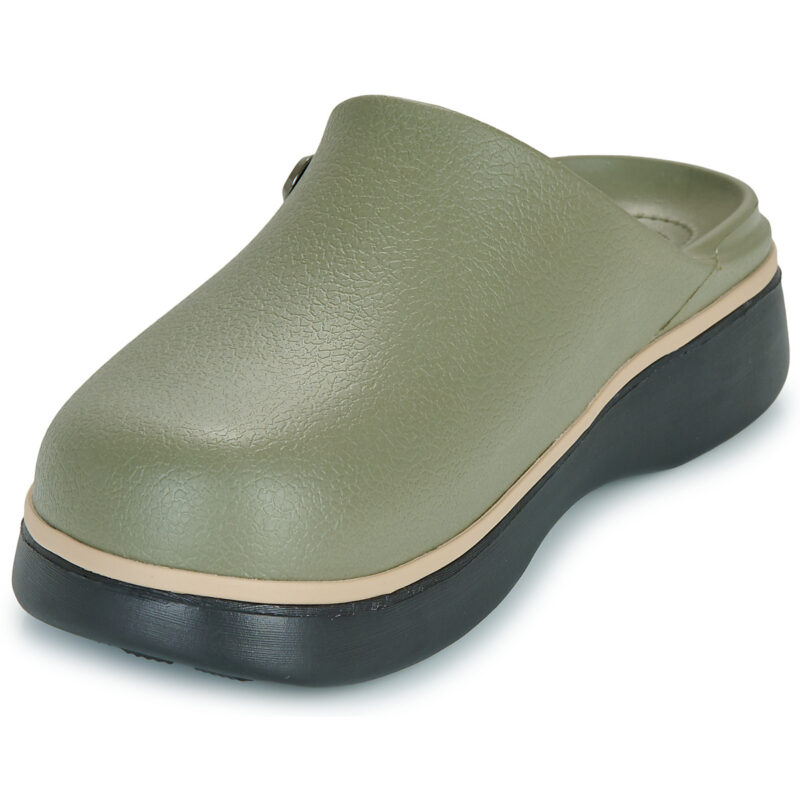 Crocs Dylan Notched Clog Kaki Zoccoli Donna - 3