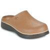 Dylan Notched Clog  Marrone