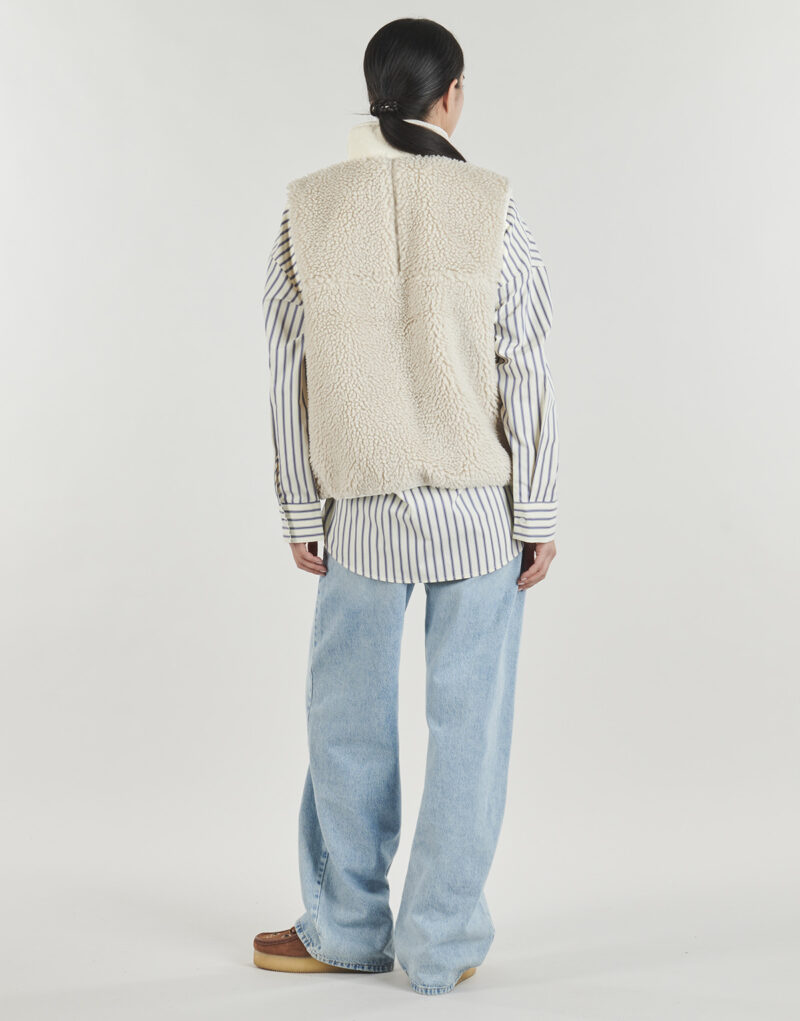 Felpa Patagonia W'S CLASSIC RETRO-X VEST Beige Felpa Donna - 4