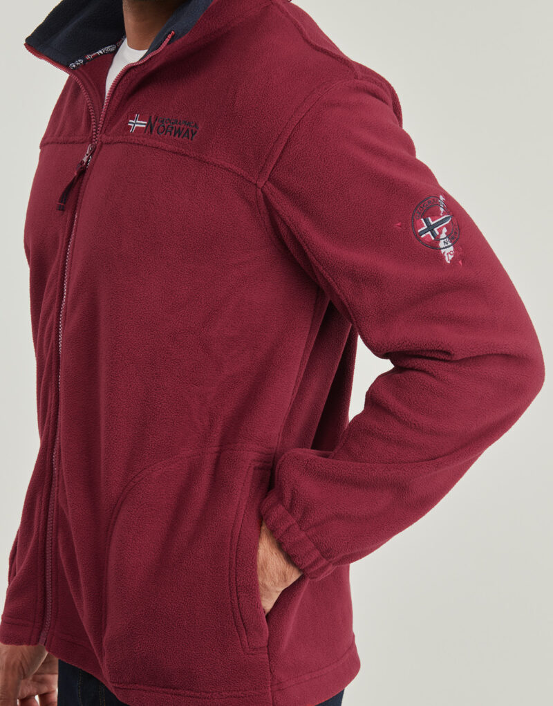 Geographical Norway TAMAZONIE Bordeaux Felpa Uomo - 5