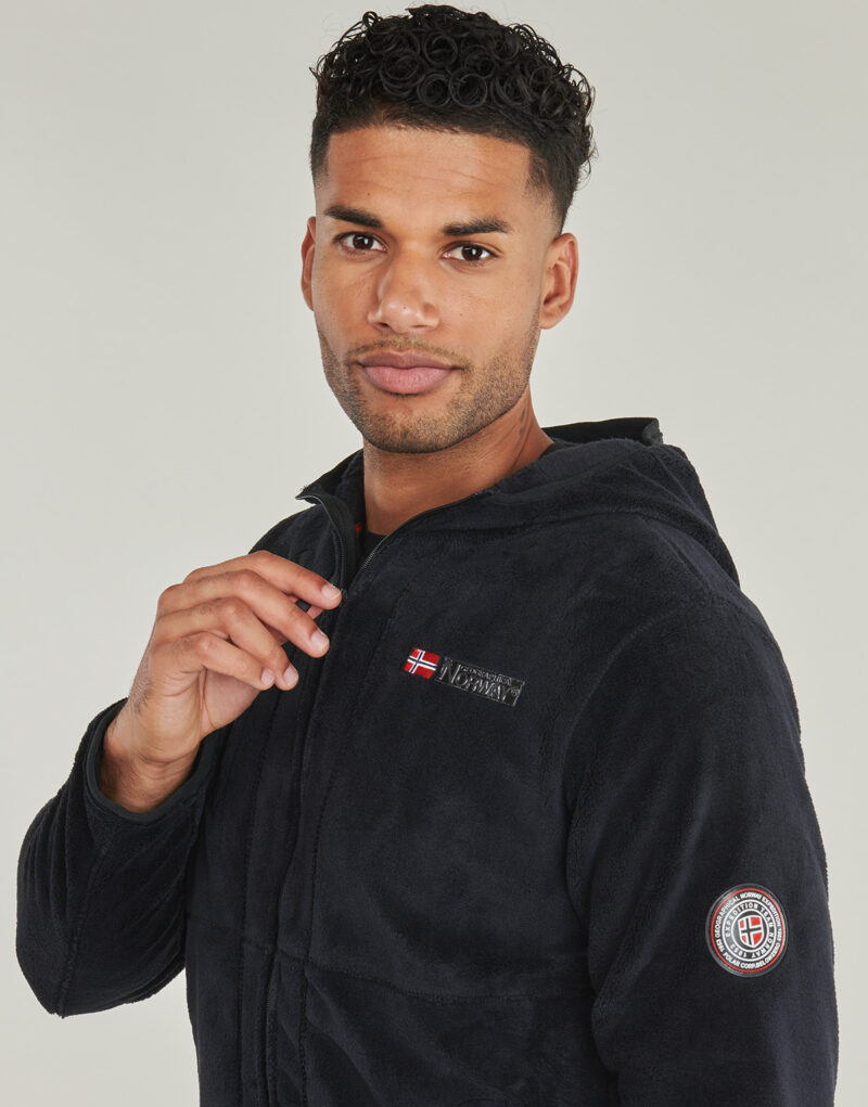 Geographical Norway UPLOAD Nero Felpa Uomo - 5