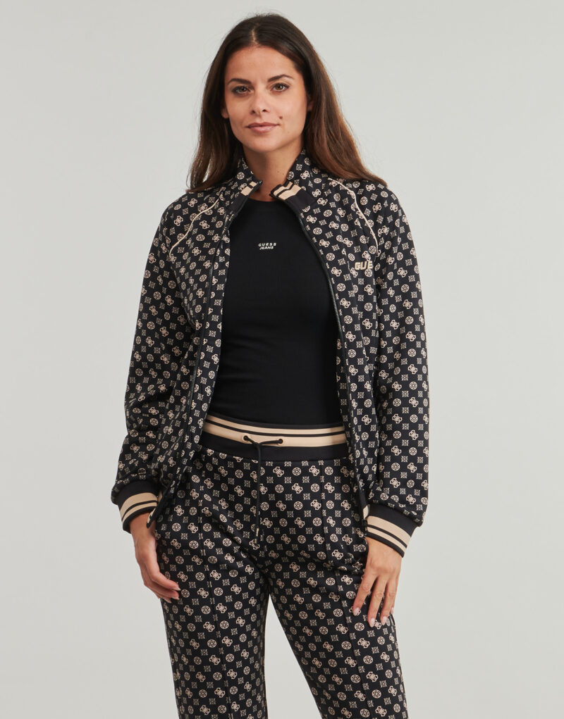 Guess AGGIE FULL ZIP Nero Felpa Abbigliamento - 2