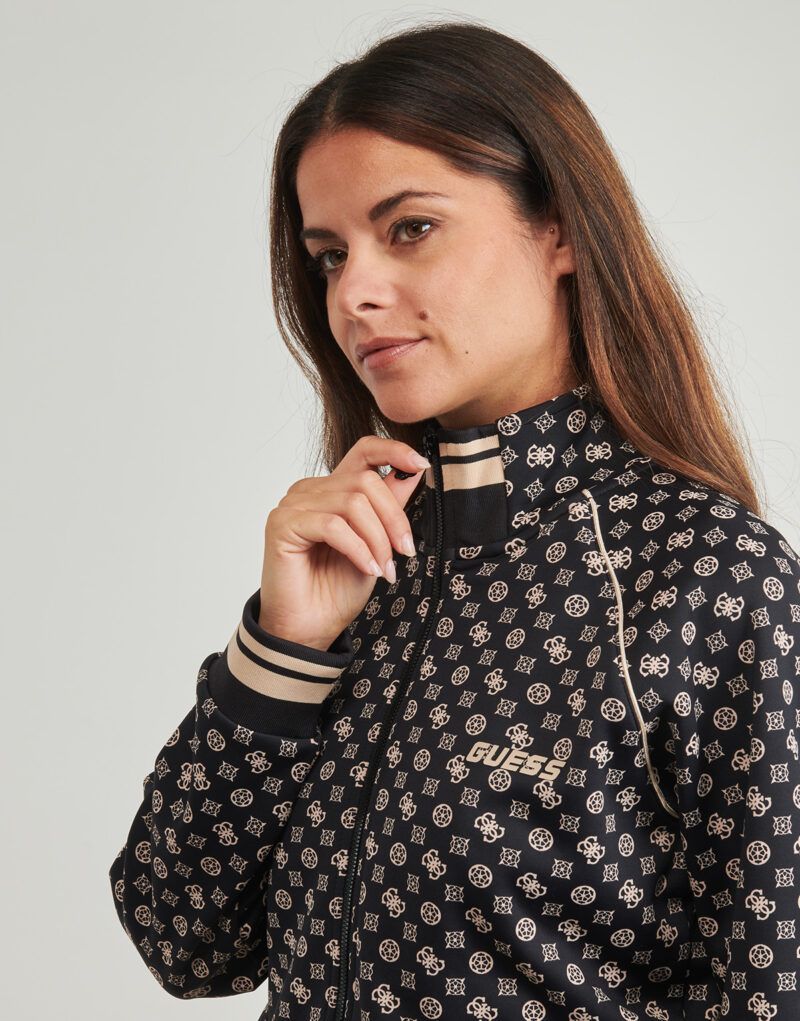 Guess AGGIE FULL ZIP Nero Felpa Abbigliamento - 5