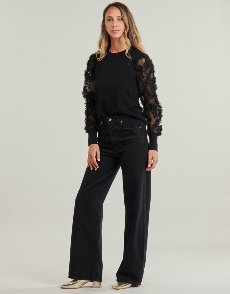 JDY JDYFAIRVIEW Nero Felpa&nbsp;Donna - 3