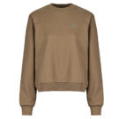 Lacoste Sweatshirt col rond en molleton Beige Felpa Abbigliamento - 1