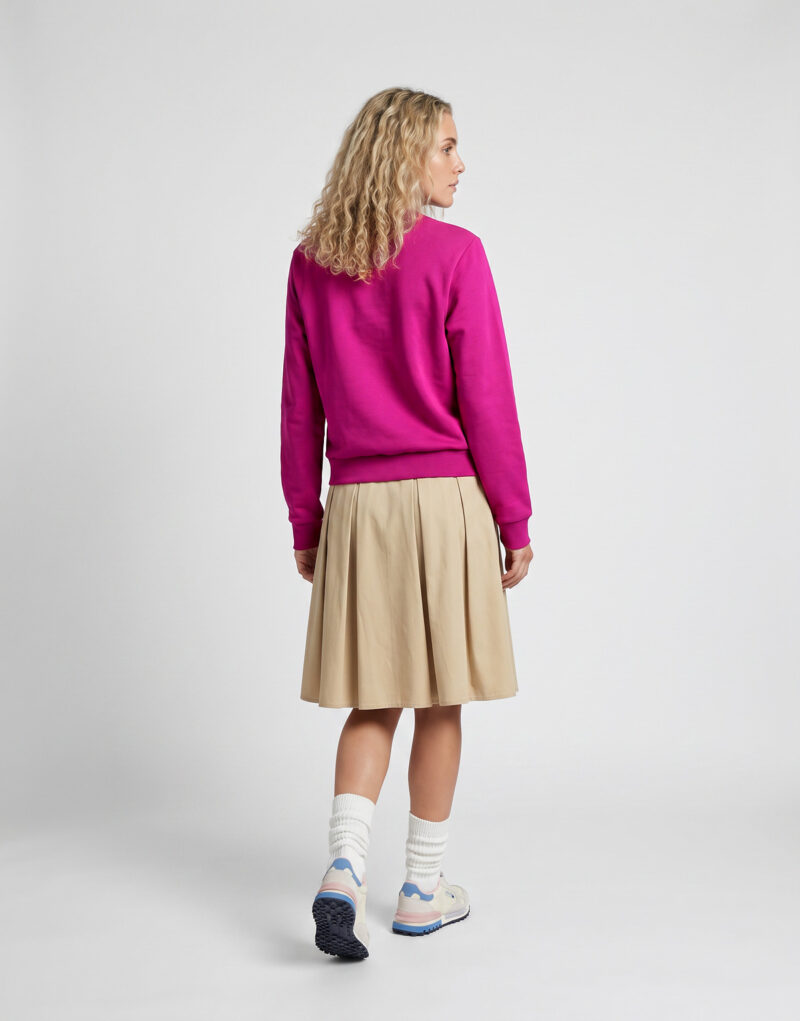 Lacoste Sweatshirt col rond en molleton Rosa Felpa Abbigliamento - 4