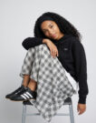 Lacoste Sweat à capuche en jersey double face oversize fit Nero Felpa con cappuccio Abbigliamento - 2