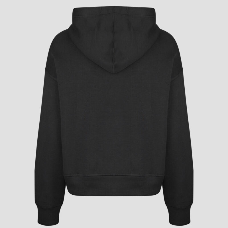 Lacoste Sweat à capuche en jersey double face oversize fit Nero Felpa con cappuccio Abbigliamento - 6