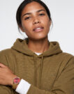 Lacoste Sweatshirt à capuche en molleton loose fit Marrone Felpa con cappuccio Abbigliamento - 8