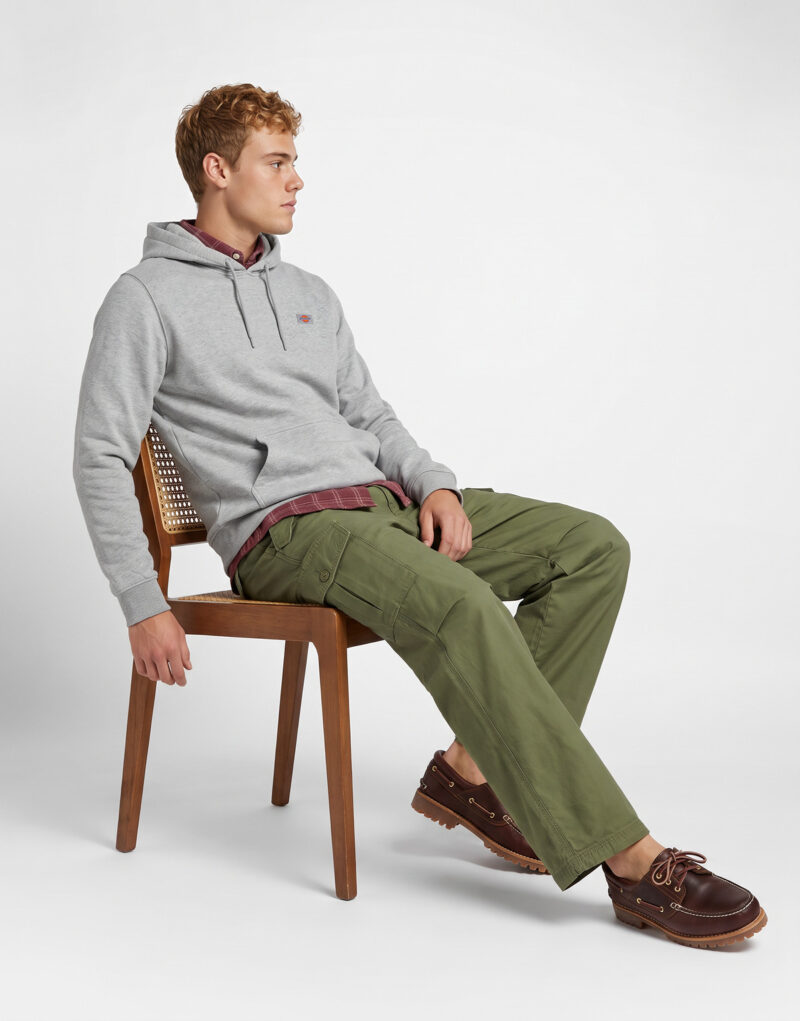 Dickies OAKPORT HOODIE Grigio Felpa con cappuccio Abbigliamento - 3