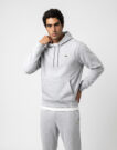 Lacoste Sweatshirt à capuche en molleton Grigio Felpa con cappuccio Abbigliamento - 2