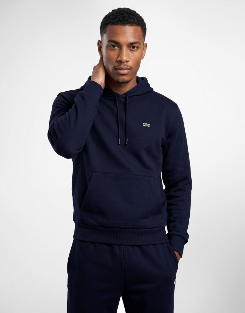 Lacoste Sweatshirt à capuche en molleton Marine Felpa con cappuccio Abbigliamento - 2