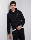 Lacoste Sweatshirt à capuche en molleton Nero Felpa con cappuccio Abbigliamento - 2