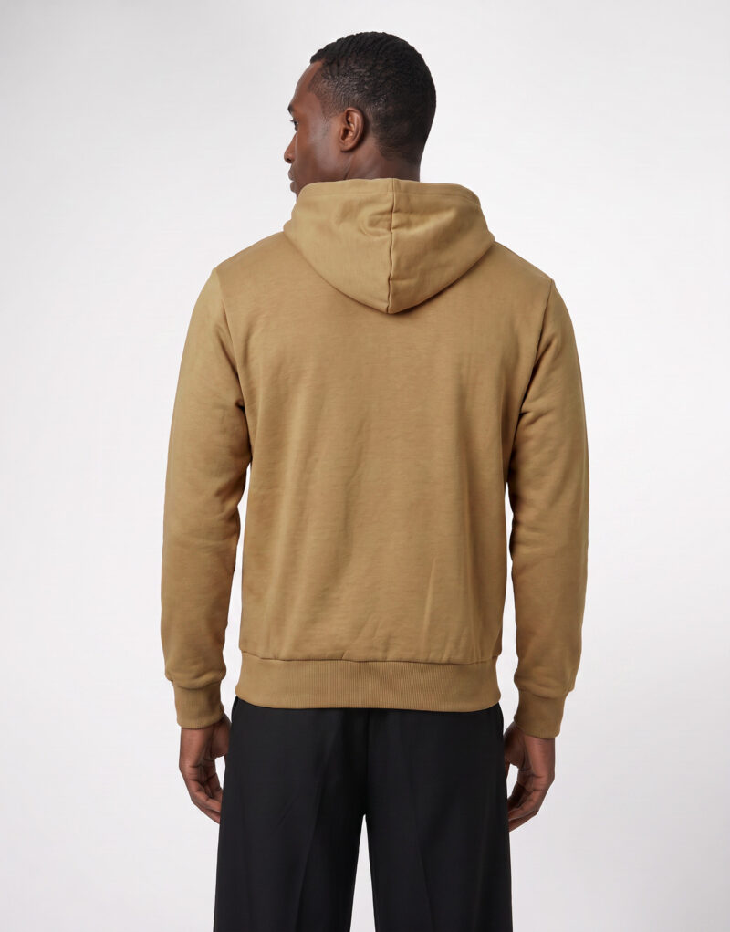 Lacoste Sweatshirt zippé à capuche en molleton Beige Felpa con cappuccio Abbigliamento - 4