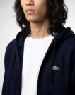 Lacoste Sweatshirt zippé à capuche en molleton Marine Felpa con cappuccio Abbigliamento - 5