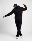 Lacoste Sweatshirt zippé à capuche en molleton Nero Felpa con cappuccio Abbigliamento - 4