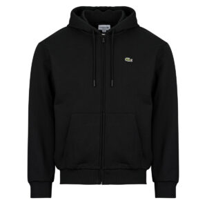 Felpe con cappuccio uomo Lacoste  Sweatshirt zipp&eacute; &agrave; capuche en molleton  Nero Lacoste 3617077697025