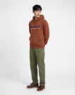 Timberland Embroidered Logo Established 1973 Marrone Felpa con cappuccio Abbigliamento - 3