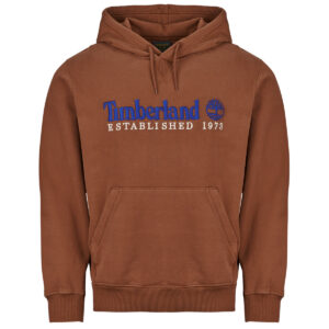Felpe con cappuccio uomo Timberland  Embroidered Logo Established 1973  Marrone Timberland