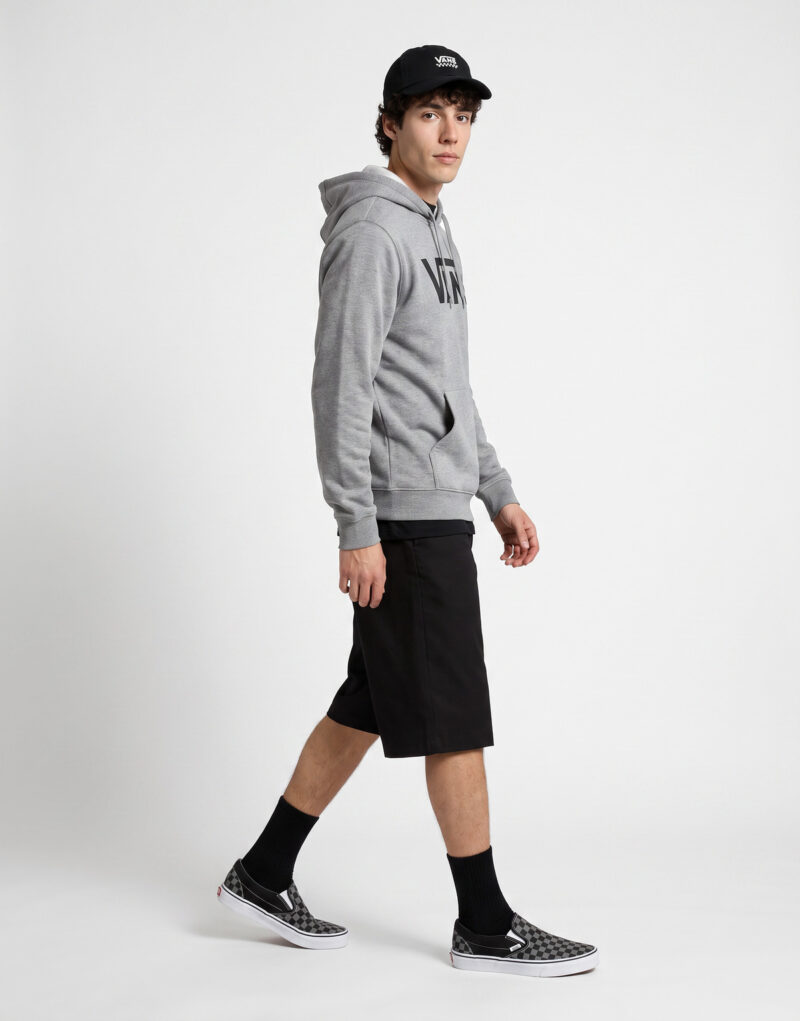 Vans CLASSIC VANS PO Grigio Felpa con cappuccio Abbigliamento - 3