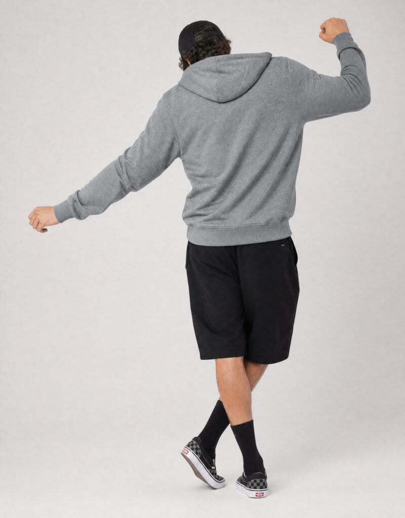 Vans CLASSIC VANS PO Grigio Felpa con cappuccio Abbigliamento - 4