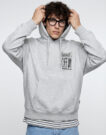 Vans CUT AND PASTE PULLOVER Grigio Felpa con cappuccio Abbigliamento - 2