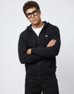 Vans LEFT CHEST FULL ZIP Nero Felpa con cappuccio Abbigliamento - 2