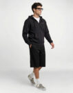 Vans LEFT CHEST FULL ZIP Nero Felpa con cappuccio Abbigliamento - 3