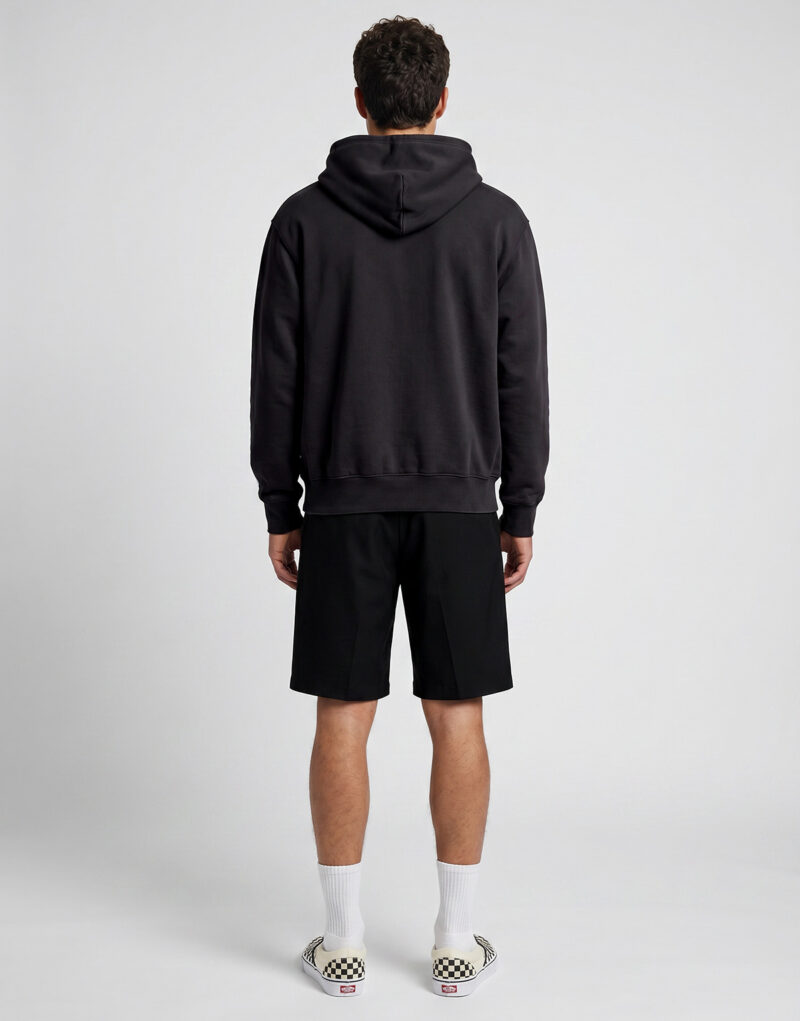 Vans LEFT CHEST FULL ZIP Nero Felpa con cappuccio Abbigliamento - 4